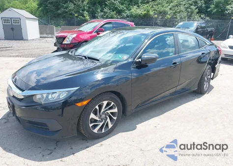 2018 Honda Civic Ex from USA, damaged, VIN 19XFC2F74JE201989